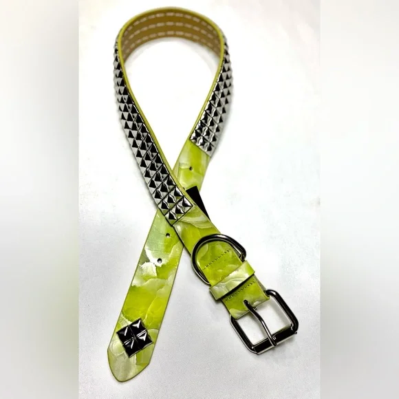 Pyramid Metal Studded Belt - Picture 1 of 12